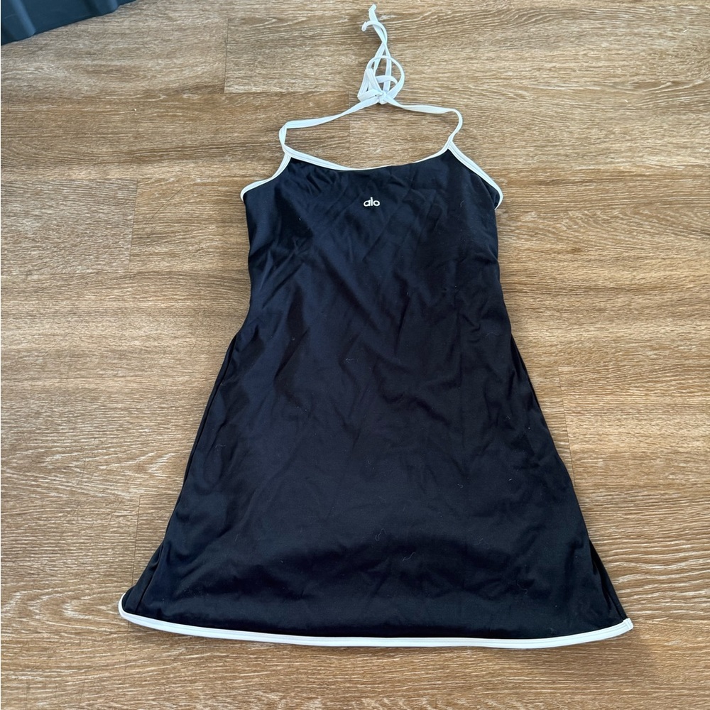 Alo softsculpt halter tennis dress